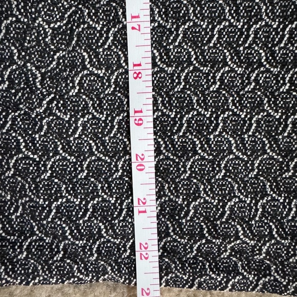 Eileen Fisher Rosette Jacquard Jacket Women's Black and White Patterned Jacket M - Picture 14 of 16